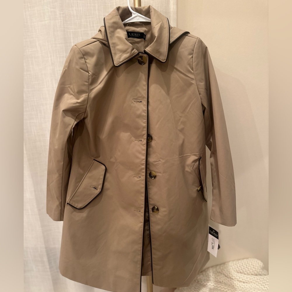 Ralph Lauren Tan Trench Coat - Picture 3 of 9